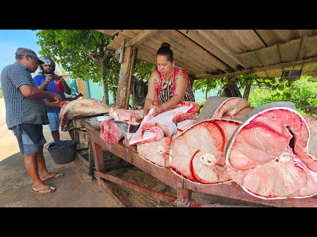 Wow!! Rustic Village Beautiful Street Fish Markets Hard Day In Life Of Villagers