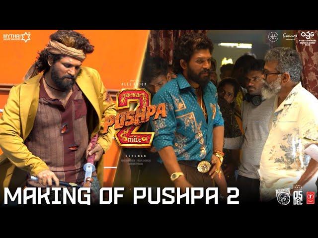 Making of Pushpa 2 The Rule (Tamil) | Allu Arjun | Fahadh Faasil | Sukumar | Rashmika Mandanna | DSP