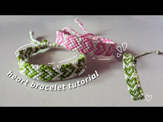 heart bracelet tutorial || yarnivora