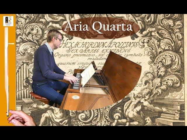 J.Pachelbel: Aria Quarta - Hexachordum Apollinis: Wim Winters, clavichord