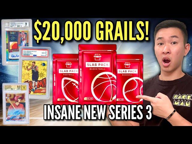 The NEW SERIES 3 SLAB PACKS introduce INSANE $20,000 GRAIL CARDS! 