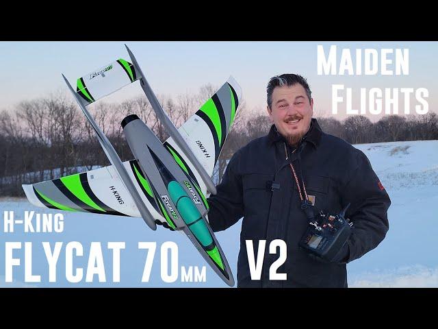 H-King - Flycat - 70mm - 6S EDF - V2 - Maiden Flights