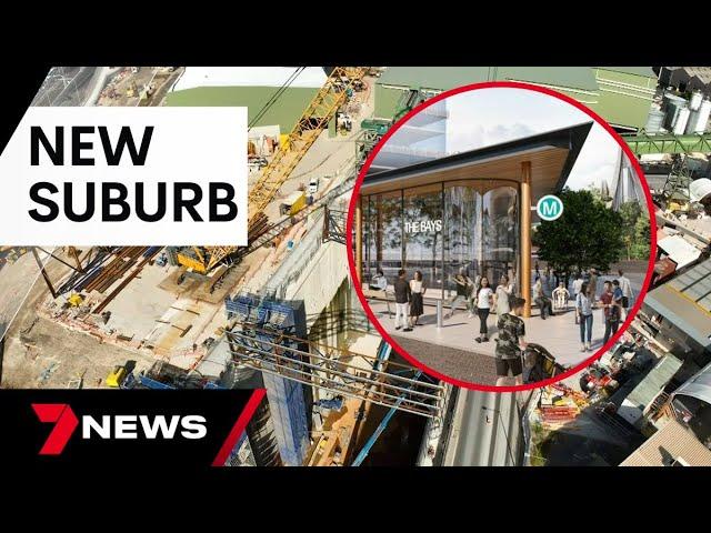 The Bays to become Sydney’s newest suburb as third stop on Metro West line | 7 News Australia