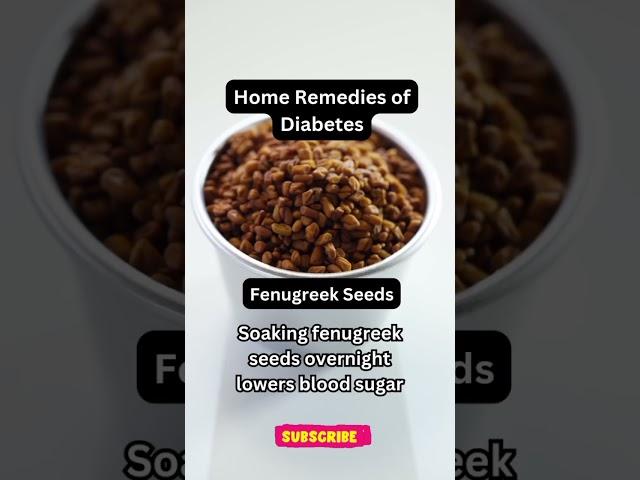 Fenugreek Seeds: The Secret Weapon for Diabetes Control!