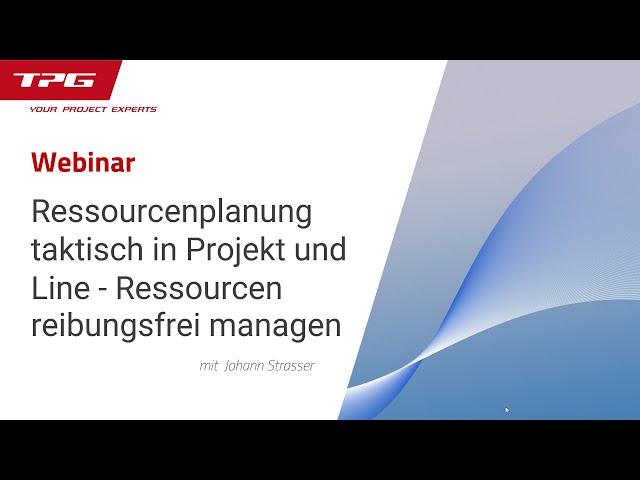 Ressourcenplanung taktisch in Projekt und Line - so managen Sie Ressourcen reibungsfrei