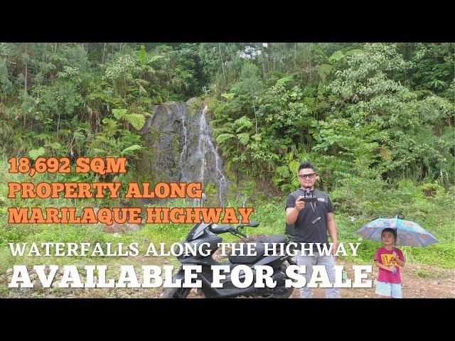 #vlog183 Farm Lot For Sale in the Philippines - 18,692 sqm with Waterfalls - Along National Highway