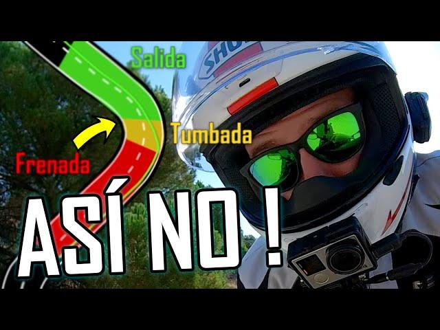 CÓMO TRAZAR CURVAS en MOTO [ + 5 Consejos ÚTILES ] [Pilota con Majes 3]