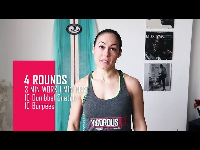 16 MIN FULL BODY WORKOUT // 1 Dumbbell/Any Weight | Vigorous75