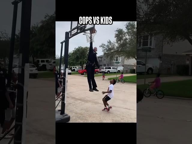Cop dunks on kids!  #teamflightbrothers