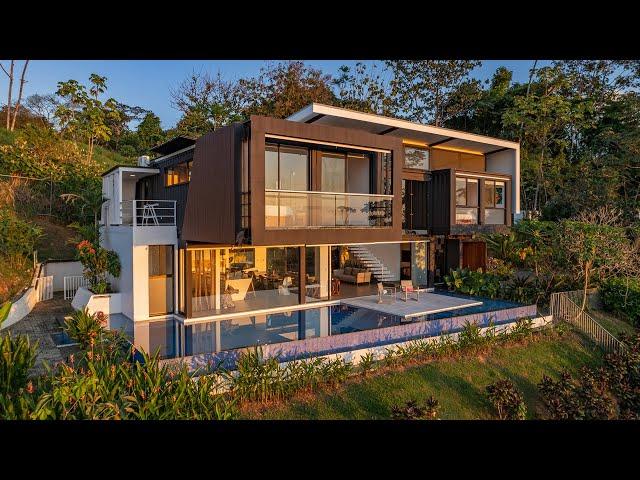  4K Luxury Villa Tour: Ocean View & Infinity Pool  | ConeCat CR Drone
