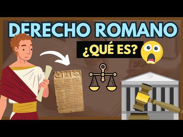  Derecho Romano: ¿Qué es?【Descúbrelo con EJEMPLOS】virtual  7 pasos para superar la materia.