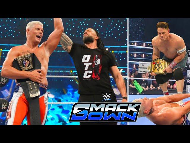 Roman Reigns Saves Cody Rhodes From John Cena And The Rock On Smackdown 2025 ? Roman Reigns And Cody