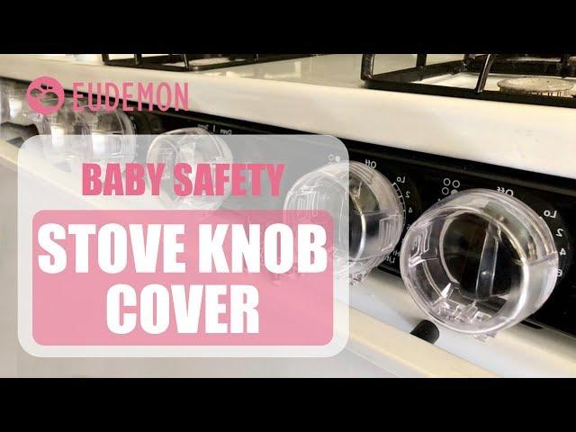 EUDEMON Baby Safety Normal Size Stove Knob Cover Installation & Use