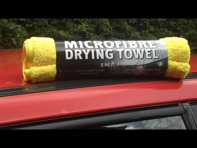 Kent Extra Large Microfibre Drying Towel in action