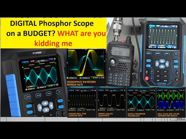 #295; 180MHZ Handheld dual-channel digital Phosphor Oscilloscope