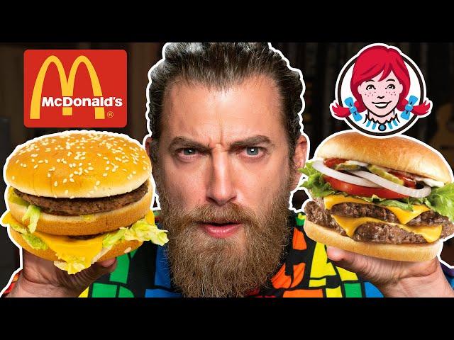 McDonald's vs. Wendy's Taste Test | FOOD FEUDS