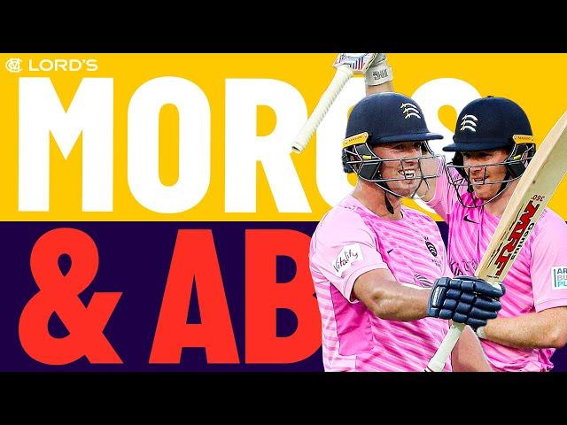  Eoin Morgan and AB de Villiers Batting Fireworks |  Power Hitting | Middlesex v Surrey  | Lord's