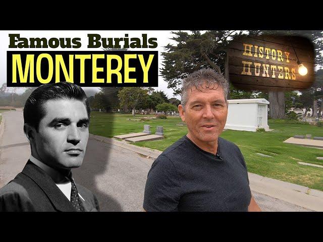 Monterey CA Graves of actor Steve Cochran, a Gamble House architect and Monterey Cheese maker!
