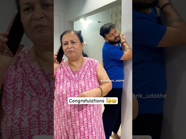Khush khabri  #pune #mummy #comedy #nagpur #minivlog #maharastra #viralreels