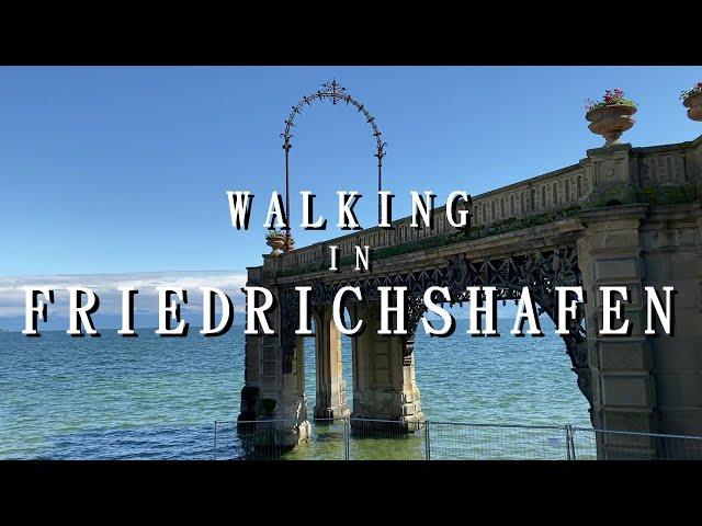 Walking in FRIEDRICHSHAFEN (Bodensee), Germany | Street Tour