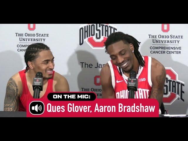 Ohio State's Ques Glover and Aaron Bradshaw discuss returns after Indiana State win