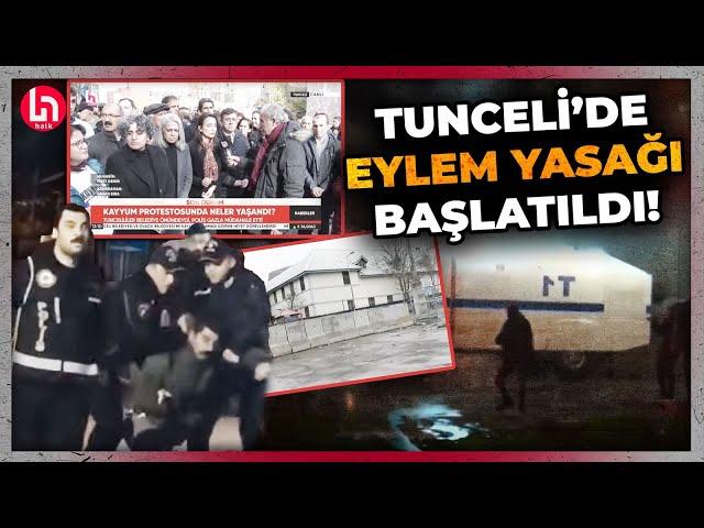 Kayyum atandı, sokaklar karıştı! Tunceli'de belediye binasının önü beton bariyerlerle kapatıldı!