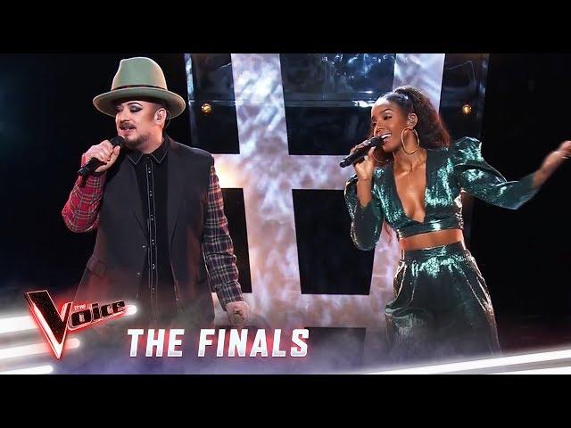 The Finals: Kelly Rowland and Boy George sing 'Runaway Train' | The Voice Australia 2019