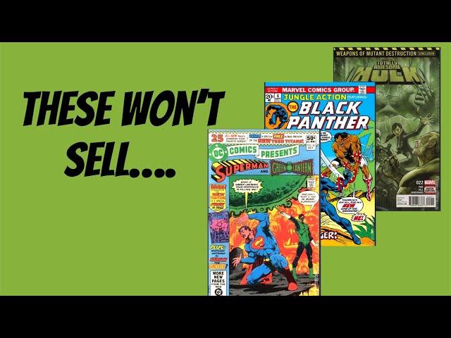 I Can’t SELL These Comic Books…