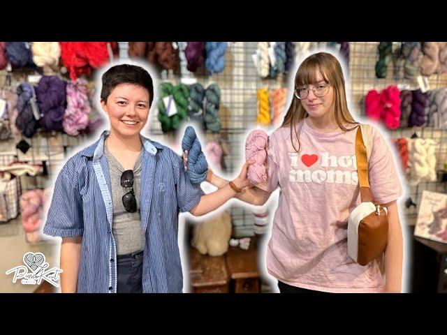 Yarn Shopping with the Crochet Crew | PassioKnit Vlog