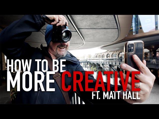 How to be more creative! Street photography with Matt Hall in London - Thinking outside the box.