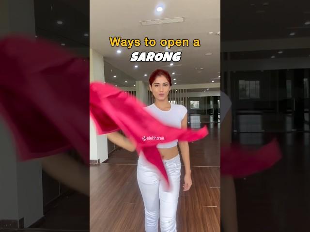 How to open a sarong for swimwear round in pageants? | Lekh Uthaiah #pageantcoach