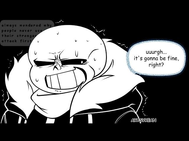 Low stats Sans! (Undertale Comic Dub)