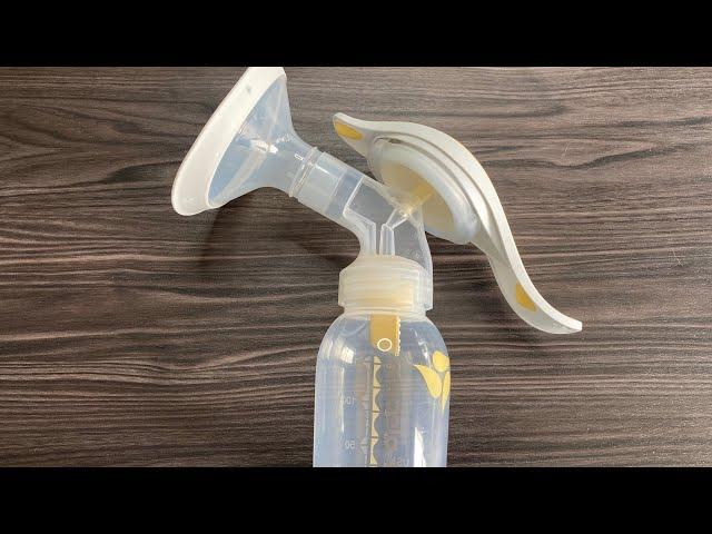 How to use the Medela Harmony Hand Pump to remove breast milk.