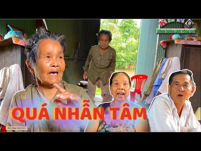 Mẹ già 88 tuổi bị con rể đánh gãy tay, sợ quá chuyển nhà ra mé sông ở