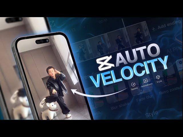 Capcut auto velocity tutorial | Smooth 