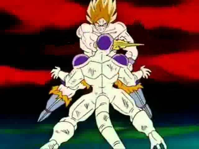 TFS- Super Saiyan Goku Bitch Slapping Frieza