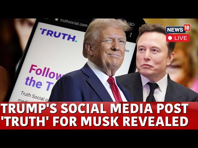 LIVE | Trump Latest News | Trump News Year's Eve Celebration Plan With Elon Musk Revealed | N18G