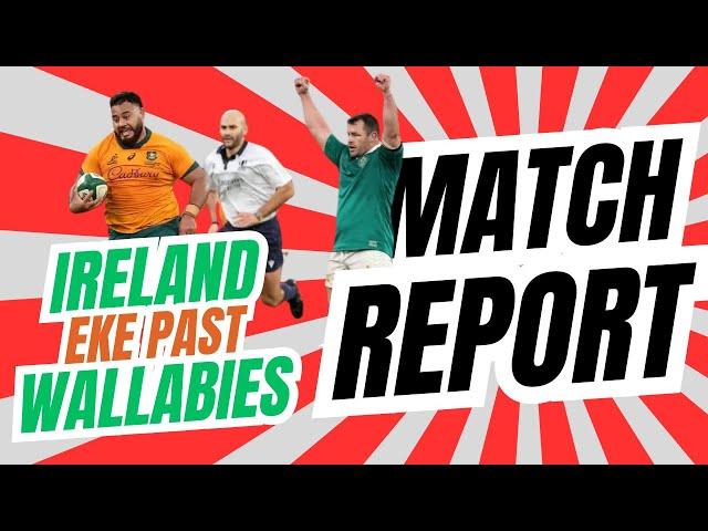 Ireland v Wallabies - MATCH REPORT | Autumn Nations series 2024