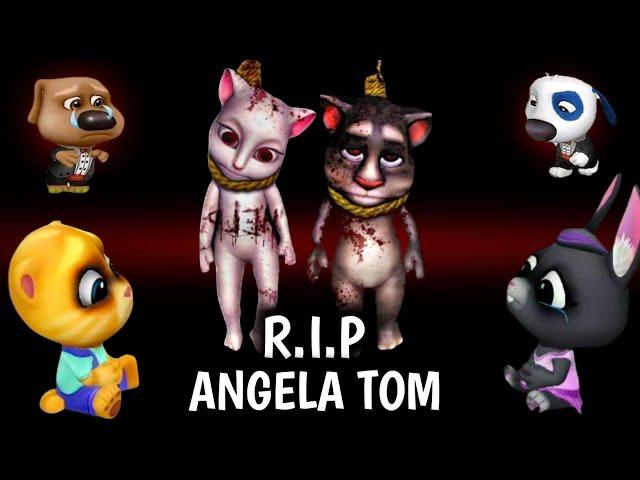 R.I.P ANGELA and TOM  - My Talking Tom Friends - AMONG US