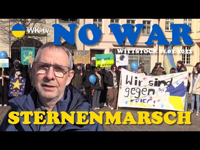 Sternenmarsch in Wittstock Dosse 2022 - STOP THIS WAR