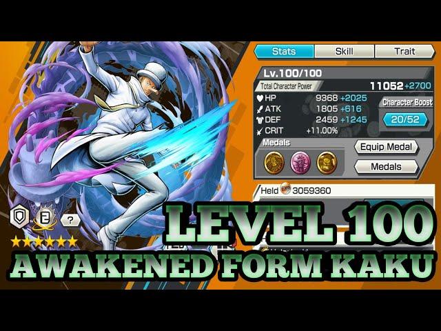 LEVEL 100 AWAKENED FORM KAKU GAMEPLAY | ONE PIECE BOUNTY RUSH | OPBR