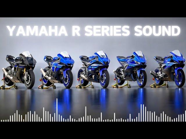 Yamaha YZF-R Series Ultimate Exhaust Sound Comparison | R125 R15 R25 R3 R6 R7 R1 R1M