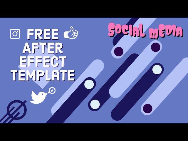 Social Media Lower Thirds - FREE Download | After Effects Template (inkl.Tutorial) - Motion Graphics