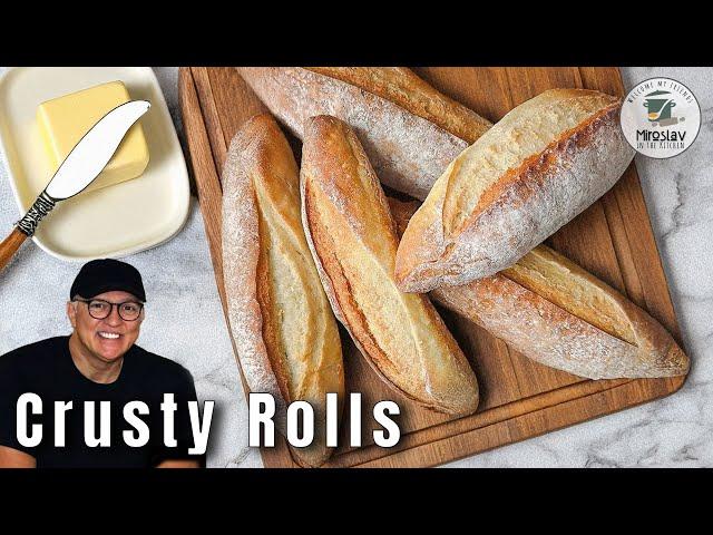 Homemade Crusty Rolls for Pennies!