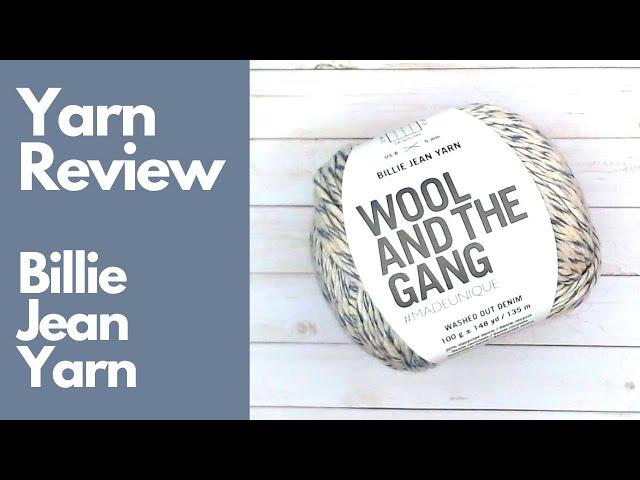 Billie Jean Yarn Review | Wool and the Gang | Crochet College