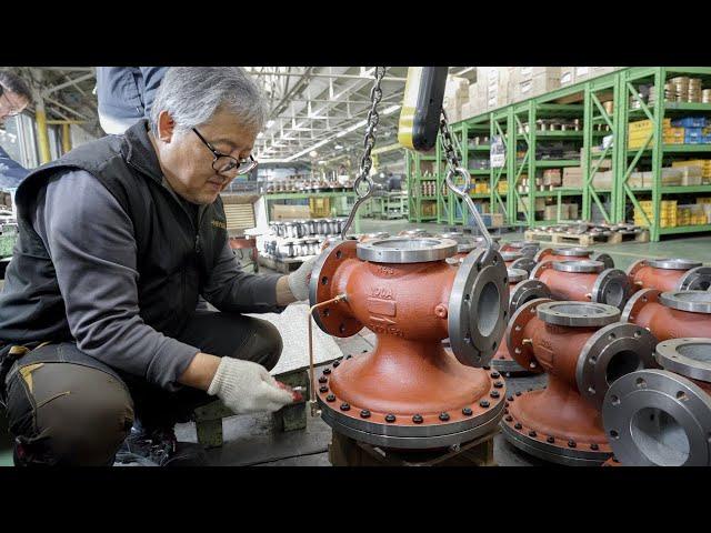 The Manufacturing Process of Industrial Valves. 62 Years Old Cast Valve Factory in Korea