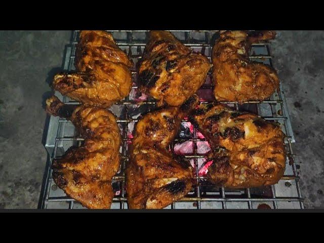 Winter Barbecue Partybbq chicken Recipe  Easy Rooftop Setup  Barbecue Chicken Recipe/BBQ Chicken