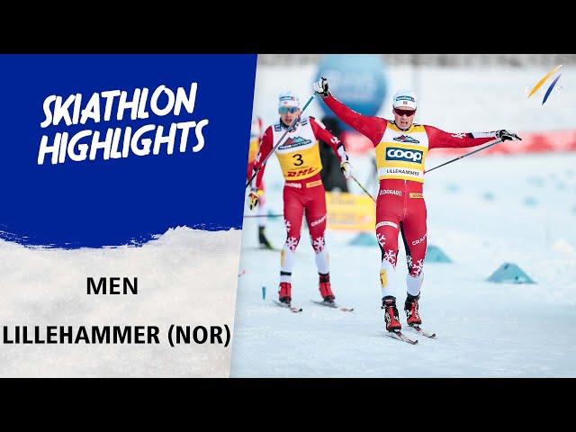 Amundsen leads Norwegian festival in Lillehammer skiathlon | FIS Cross Country World Cup 24-25