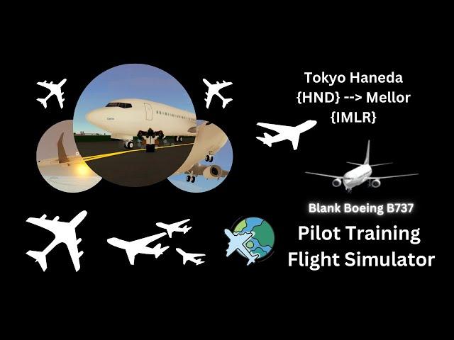 Pilot Training Flight Simulator: Boeing 737 Tokyo Flight to Mellor {ROBLOX}