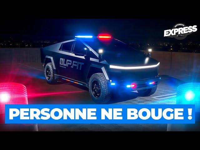 Le Tesla Cybertruck se transforme en voiture de POLICE ! - Automoto Express #588